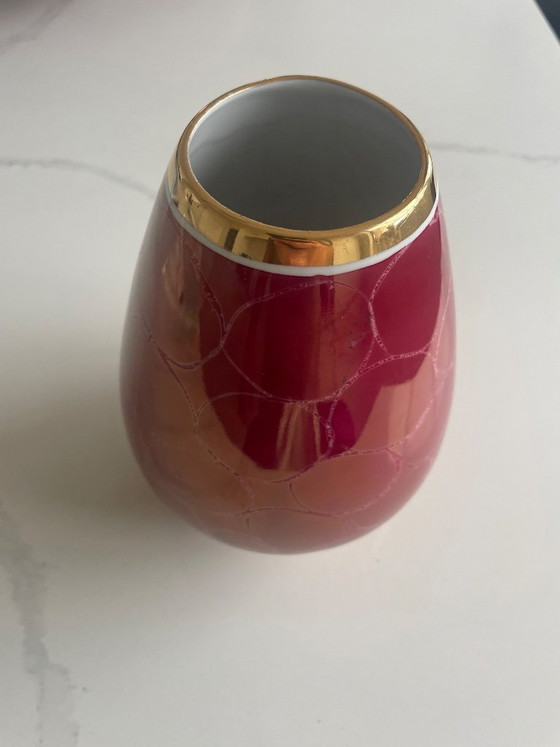 Image 1 of Vintage Porcelaine de Bruxelles “Romance” vase