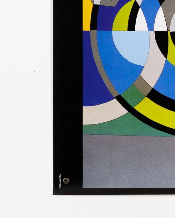 Image 1 of 86e Giro d'Italia – 2002 – Originele vintage wielerposter van Ugo Nespolo – Italiaanse popart – 97x68 cm