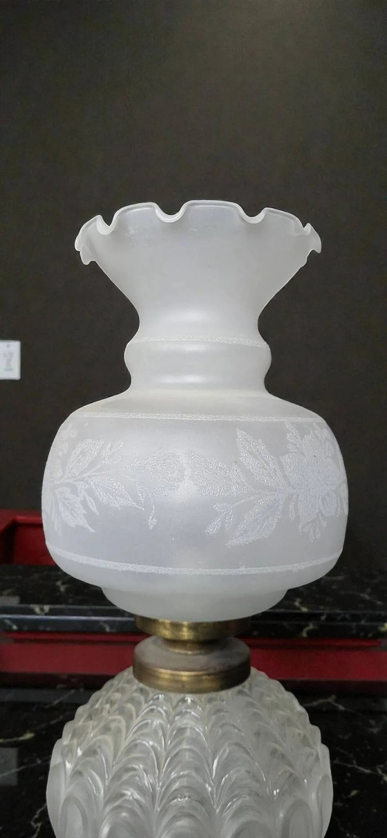 1970s glass lamp – Table lamps, Crystal (photo 3 of 7)