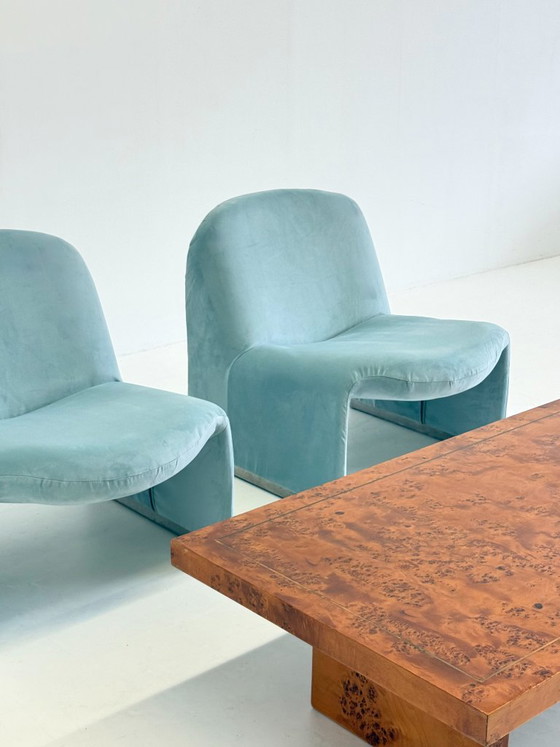 Anonima Castelli Alky Fauteuil en Velours Bleu Bébé – Textile (photo 12 of 14)
