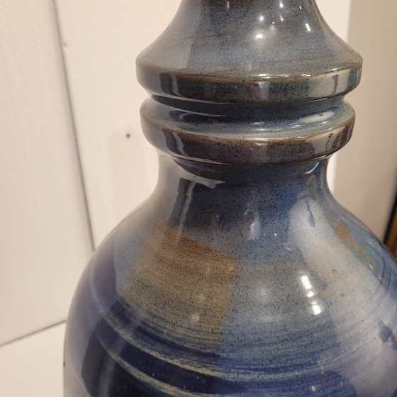 Image 1 of Tischlampe, glasierte Keramik, Hanne Stentøj, Skandinavische Moderne, 60er Jahre - Dänemark