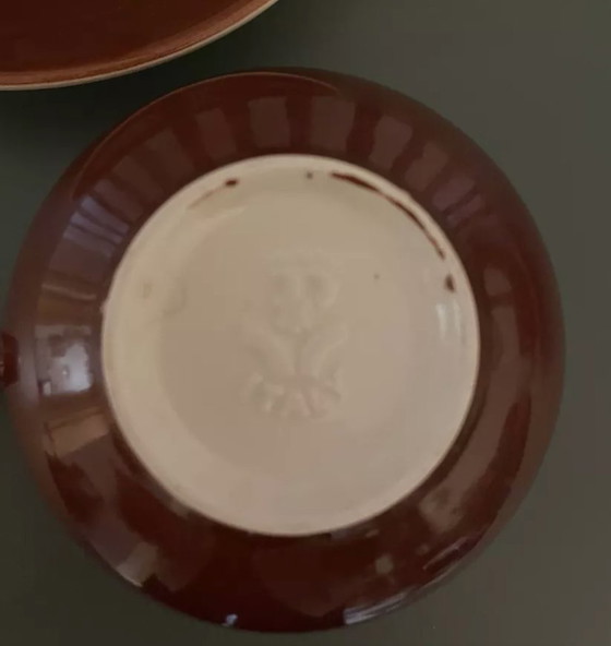 Image 1 of Lot de Tasses Marrons Italiennes Pagnossin