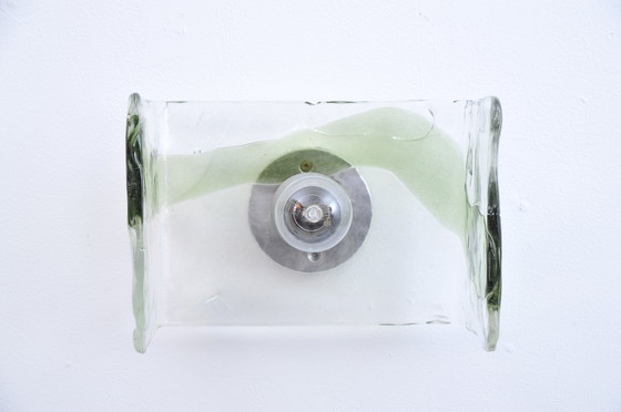 Image 1 of Lampada da parete in vetro di JL Kalmar (anni '50)