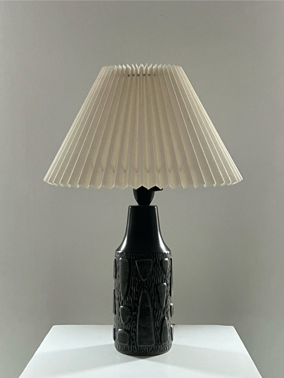 Vintage ceramic table lamp – Joghus Keramik, Bornholm – Scandinavian (photo 6 of 14)
