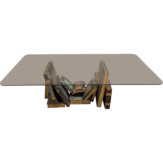 Image 1 of Vintage coffee table "Libros" by Daniel Chassin, France 2003