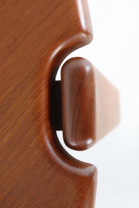 Image 1 of Niels Bach salontafel vintage Deens massief teak