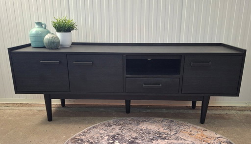 Mobile TV in legno di acacia, 170 cm, nuovo