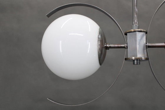 Image 1 of Bauhaus kroonluchter uit 1940, Tsjecho-Slowakije