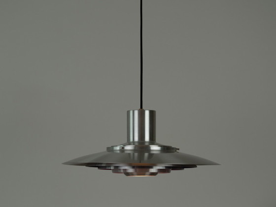 Lampe à Suspension P376 Vintage Danoise par Fabricius et Kastholm, Nordisk Solar, 1964 – Aluminium (photo 3 of 15)