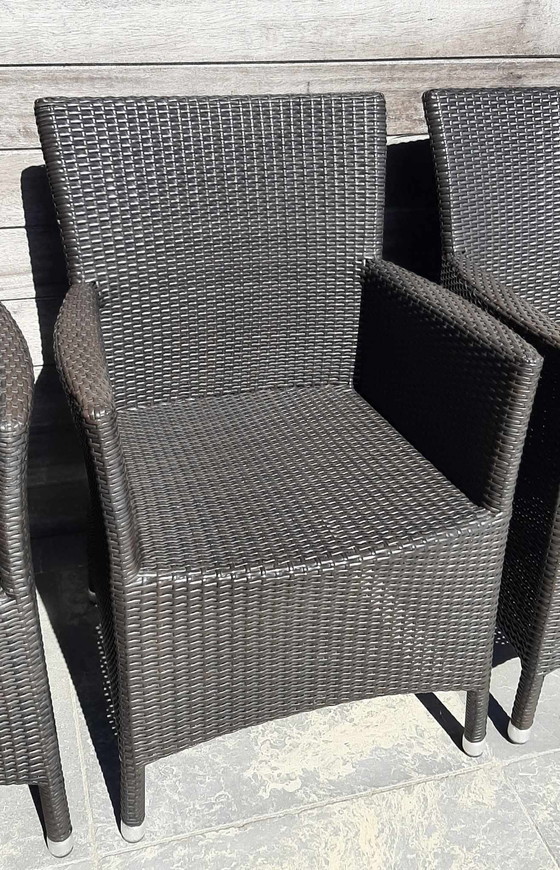 Image 1 of 6 sedie da pranzo Varaschin con cuscini