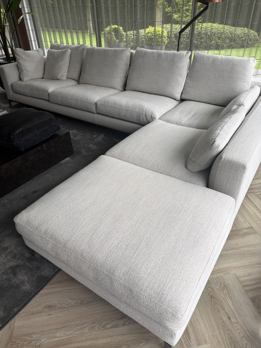 Minotti Andersen Anordnung – hoekbanken, Metal, Textile