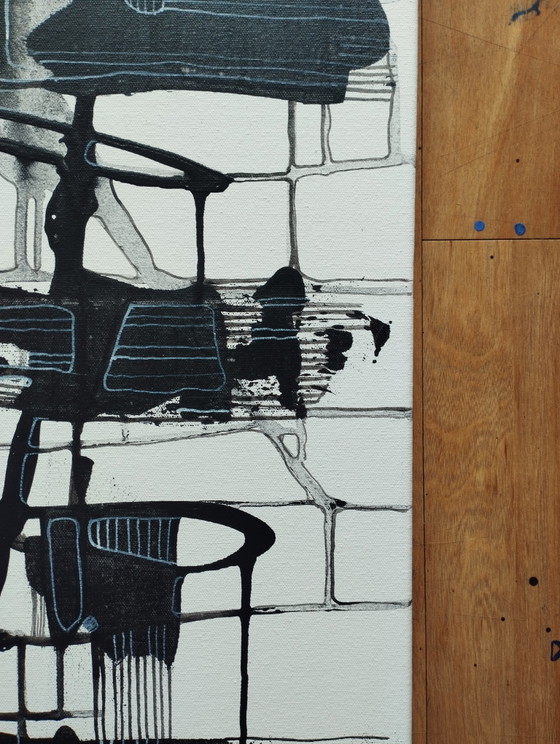 Natia Antadze Abstracte Compositie XXL – Schilderijen & Tekeningen, Canvas (photo 9 of 15)