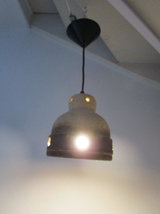 Vintage Brutalistische Keramische Hanglamp Uit De Jaren 70 – Hanglampen, Ceramic (photo 2 of 12)