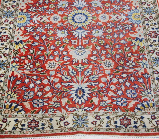 Image 1 of Origineel Hereke wollen tapijt, antiek, 350 x 80 cm