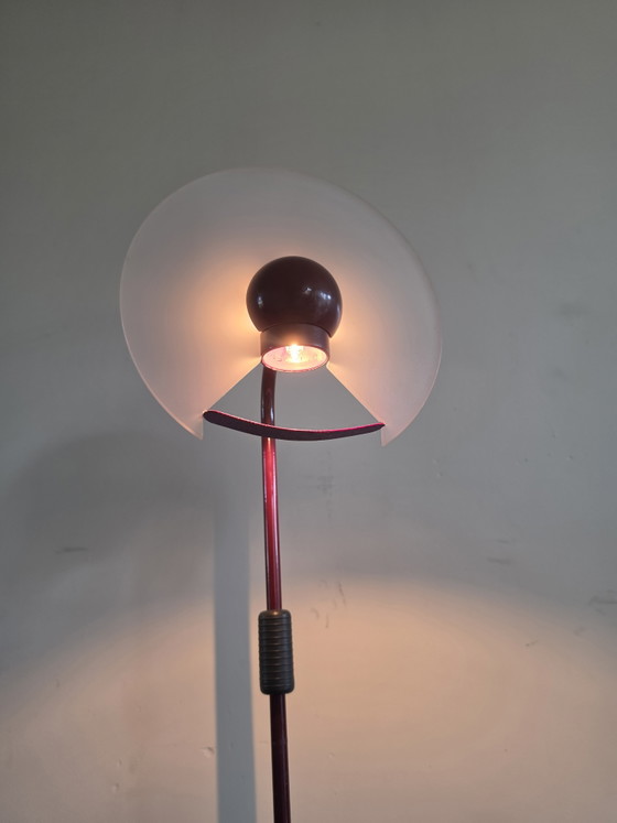Lampe Arteluce Made In Italy Lampe Vintage Postmoderne – Lampadaires, Glass, Metal (photo 9 of 11)