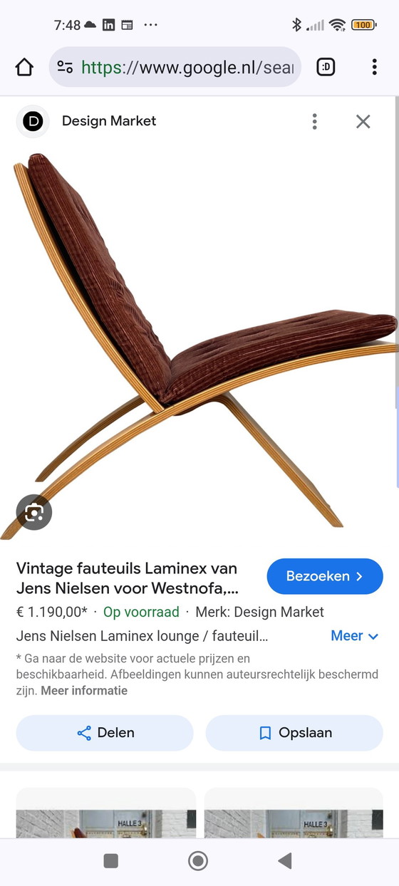 Image 1 of Diseño Jens Nielsen # Laminex con cojín