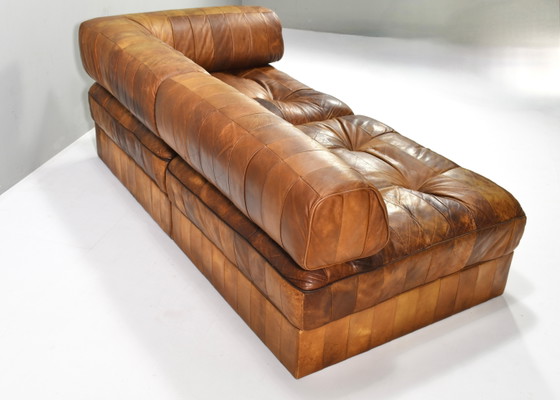 De Sede DS-88 Divano modulare Daybed in pelle Cognac Tan Svizzera, anni '70, Divani modulari, Marrone (foto 6 di 20)