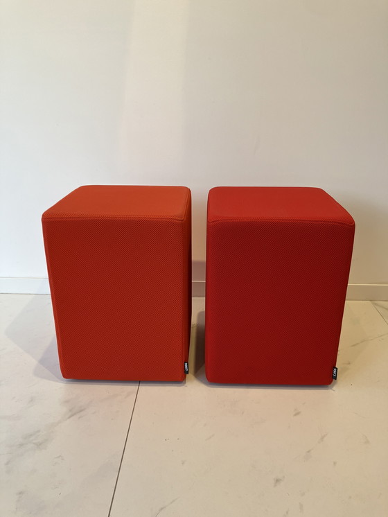 Image 1 of 12x Lina design colored seat poufs