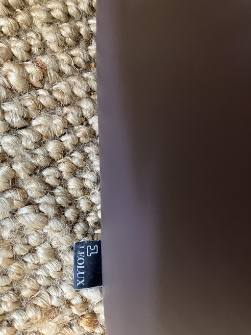 Canapé 2 places Leolux Bora Beta, 2x, magnifique couleur aubergine