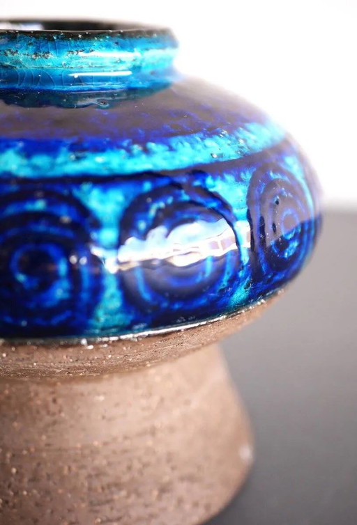 Mid-century modern studio art ceramic vase by Inger Persson for Rörstrand, 1970s