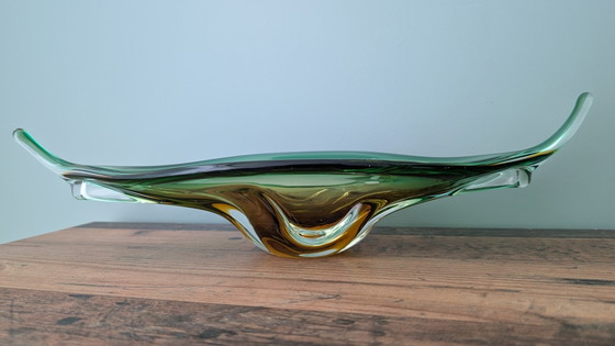Image 1 of Murano Sommerso Schale - Flavio Poli für Seguso Vetri d'Arte - XL (48cm!)