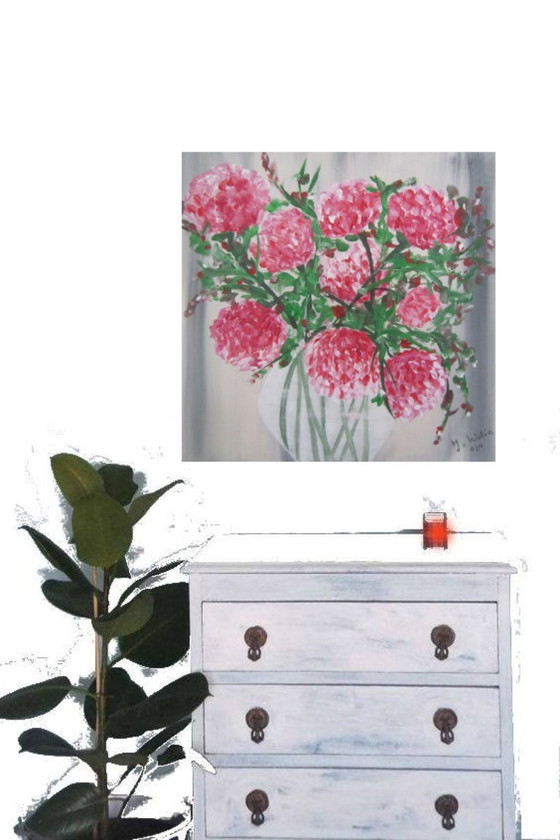 Image 1 of Flowers in Vase Painting (5)