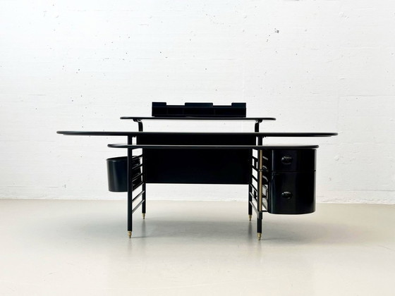 Image 1 of Johnson Wax desk model 617 by Frank Lloyd Wright for Cassina, 1992s
