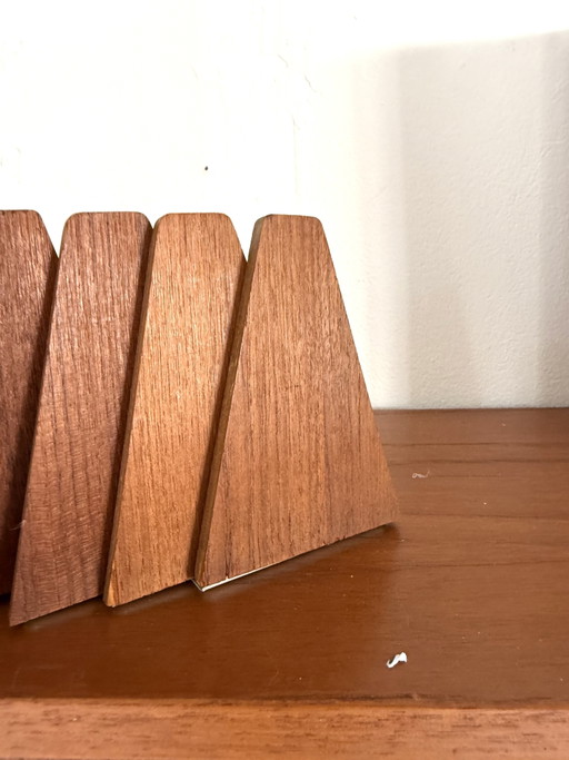 6 fermalibri vintage in teak, Kai Kristiansen anni '60 – boekenkasten, Wood, Metal (photo 2 of 5)