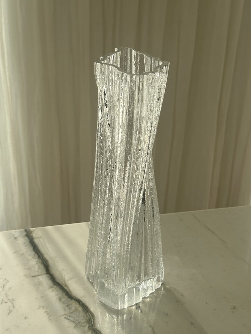 Vintage Rosenthal Brutalist Arctic vase designed by Martin Freyer from 1970