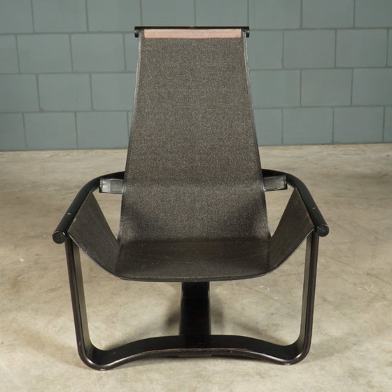 Fauteuil lounge vintage « Manta » – Ingmar Relling – Westnofa – 1970 – Wood, Leather (photo 13 of 15)
