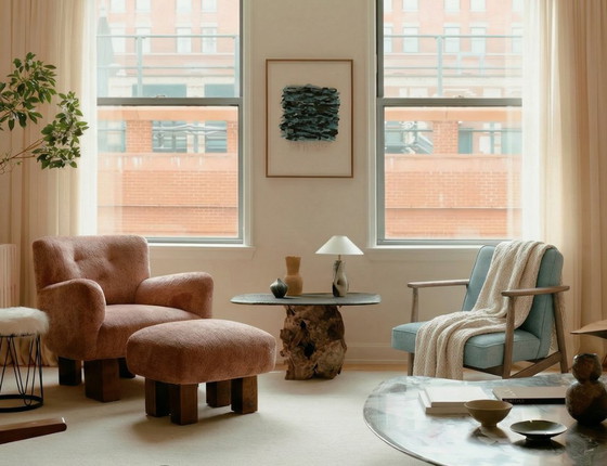 Image 1 of Mintgroene Z-fauteuil