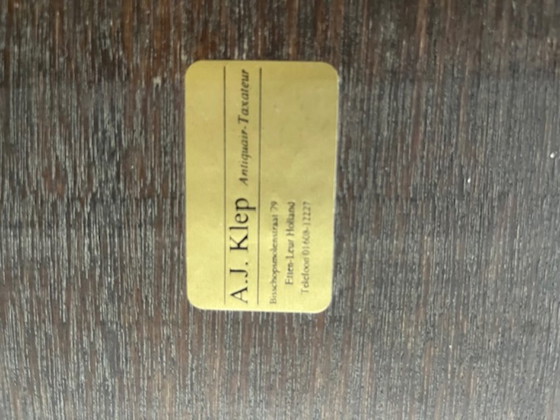 Image 1 of Tavolino Biedermeier con 6 sedie Biedermeier