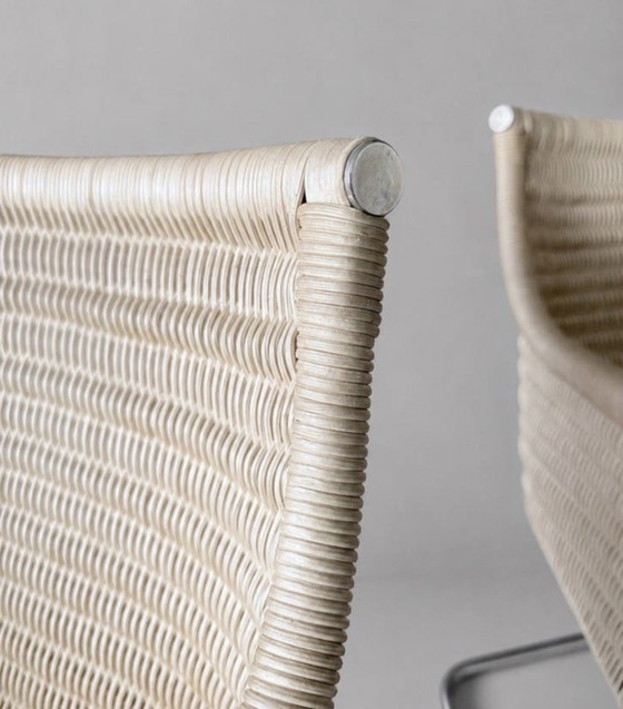 Image 1 of 2 Vintage Tecta D43 stoelen – William Dunkel - Beige Suede