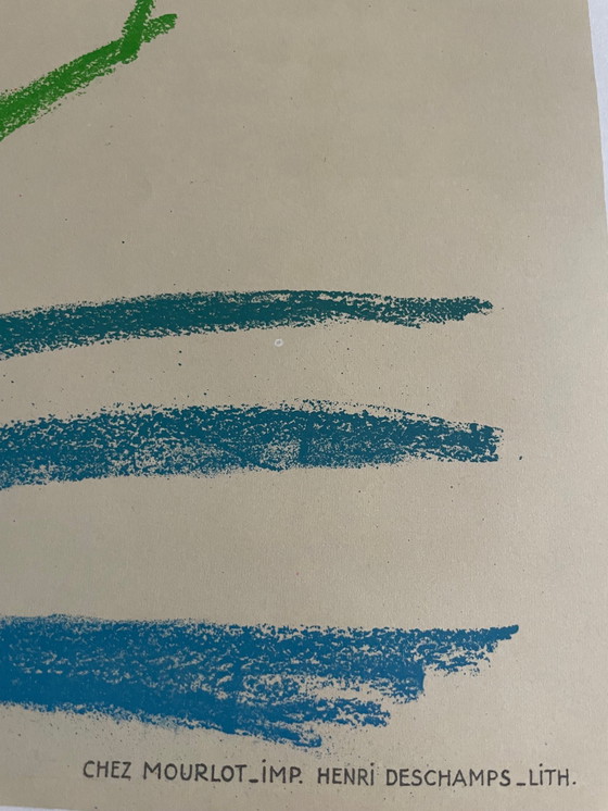 Image 1 of Pablo Picasso (1881-1973), Hommage a René Char, Musee d'Art Moderne de Ceret, Mourlot, Parigi, di Henri Deschamps