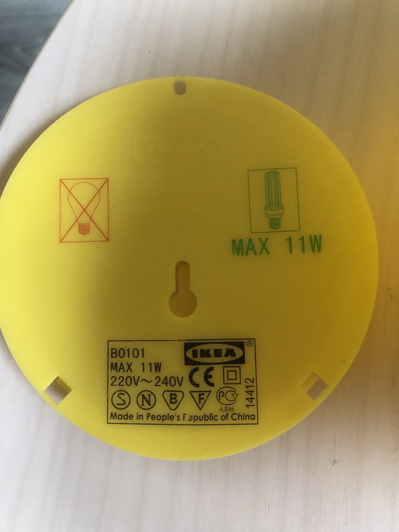 Image 1 of Vintage gele Ikea Lov tafellamp
