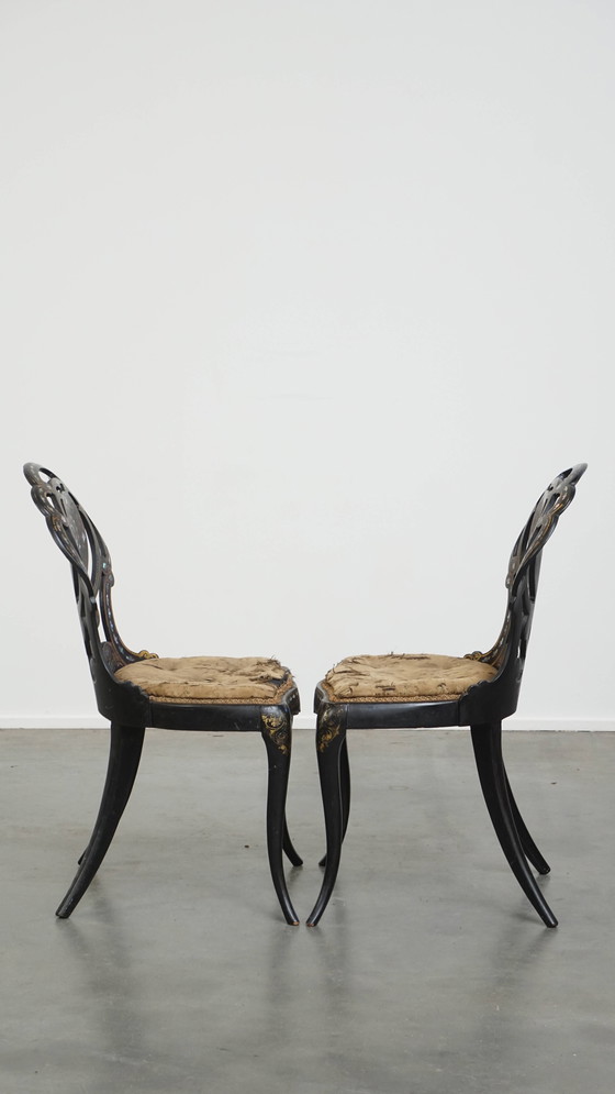 Image 1 of 2 x Mother of Pearl Chair