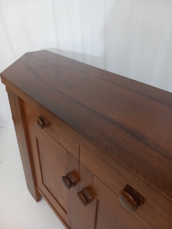 Image 1 of Buffet en noyer par Silvio Coppola pour Bernini, années 70