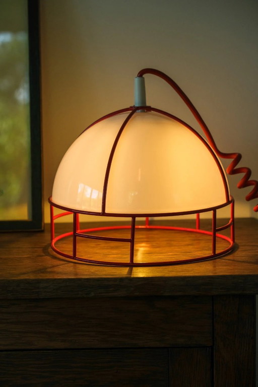 Harco Loor 'Hockey Helmet' Lamp – tafellampen, Plexiglass (photo 2 of 5)