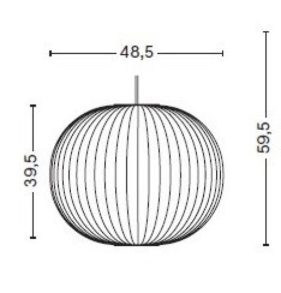 Image 1 of Nelson Ball Bubble Pendant Medium Off White / HAY