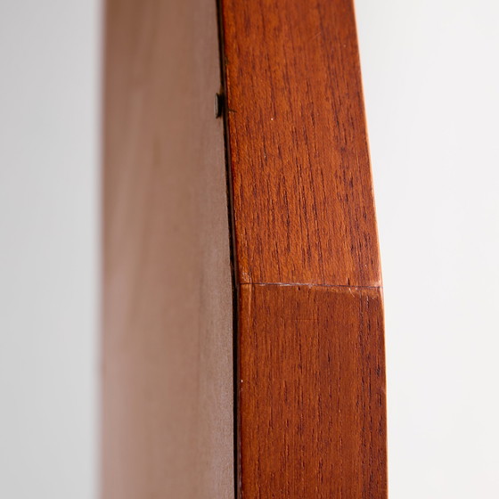 Image 1 of MK11168 Miroir hexagonal encadré en teck