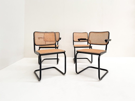4X Thonet Cesca Chair By Marcel Breuer