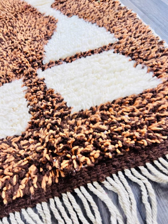 Berber Wollteppich 100/200cm, Teppiche & Läufer, Wolle, Braun (Foto 4 von 8)