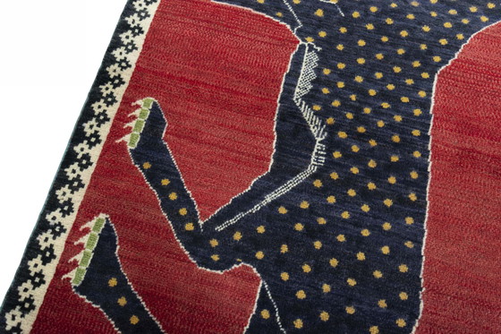 Image 1 of Tapis Gabbeh nomade noué à la main 155 x 100 cm