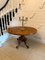 Antique Victorian Six-Seater Oval Tilt-Top Centre Dining Table in Burr Walnut, 1860 – Porcelain (photo 9 of 17)