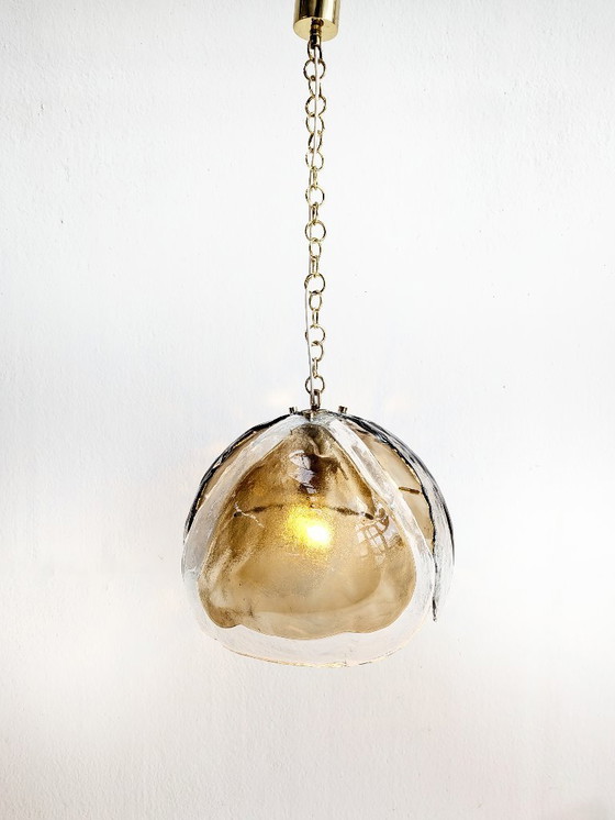 Image 1 of Lampadario in vetro di Murano di Kaiser Leuchten anni '70