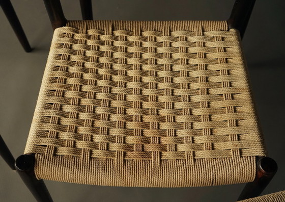 Image 1 of Model 75 Chairs in Beech by Niels Otto Møller for J.L. Moller, 1960s, Set of 6