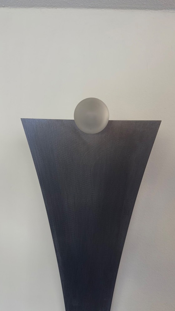 Image 1 of Stalen staande lamp 