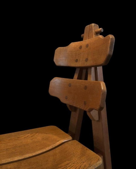 Image 1 of Vintage brutalist sculptural constructivisme stoel