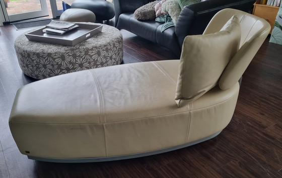 Image 1 of Rolf Benz leren sofa bank chaisse longue