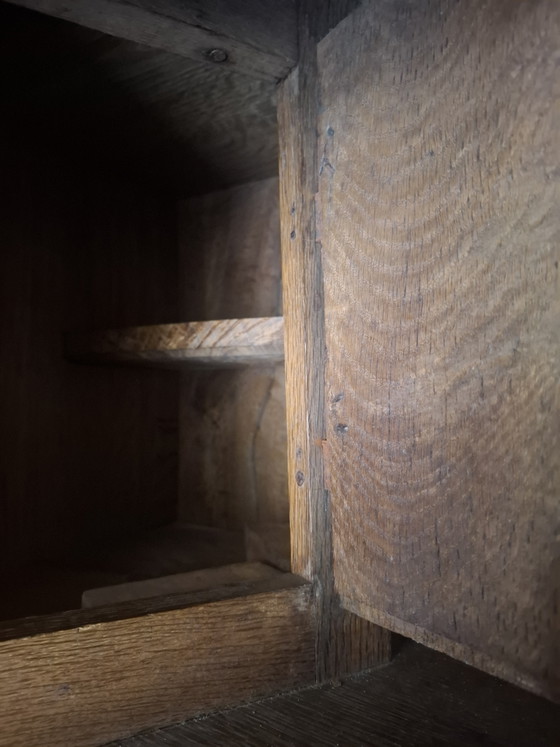 Image 1 of Antieke eiken tuigkast